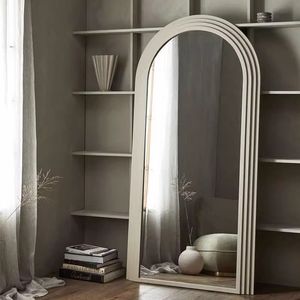 Miroirs sur pied pleine longueur en <span class=keywords><strong>bois</strong></span> encadrés, grands et anciens, pour décoration murale, vente en gros personnalisée pour la décoration intérieure - Product Image 1