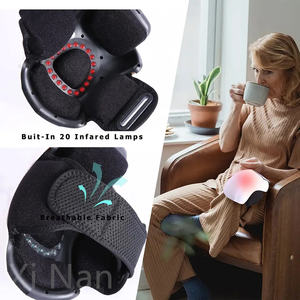 Intelligentes wiederauf lad bares kabelloses Knie massage gerät mit Heiz vibrations technologie zur Schmerz linderung - Product Image 3