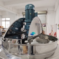 Mélangeur sphérique pour la fabrication de mayonnaise avec pompe émulsifiante et pompe à rotor