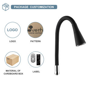 Grifo de cocina negro, Caño barato, Trompeta Flexible de silicona colorida en cualquier dirección, giratorio, manguera de acero inoxidable 201, mezclador - Product Image 2