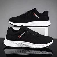 Vente flash à prix bas Chaussures décontractées pour hommes noires Confortables et respirantes
