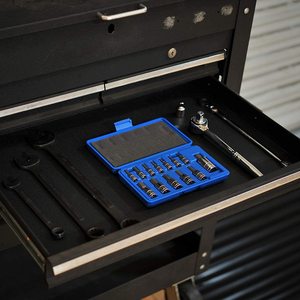 Jeu de douilles outils professionnels 13pc MM Bit Chrome Jetech Vw <span class=keywords><strong>Torx</strong></span> tête boulon clé à <span class=keywords><strong>douille</strong></span> avec 1/2 "<span class=keywords><strong>femelle</strong></span> <span class=keywords><strong>Torx</strong></span> Socket Long - Product Image 6