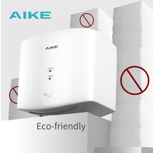 Sèche-mains mural automatique antibactérien à grande vitesse AK2630S pour hôtels et foyers, en ABS - Product Image 4