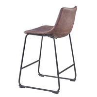Bazhou City Top vente de meubles commerciaux populaires tabouret de bar en cuir PU avec repose-pieds