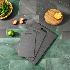 Planche à découper en plastique écologique personnalisée planche à découper double face en trois parties pour le tri des légumes - Product Image 3