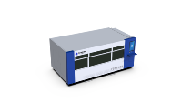 Machine de découpe laser à fibre de bureau mini avec commande Cypcut, servomoteur Yaskawa, refroidissement par eau pour tôles métalliques, haute précision
