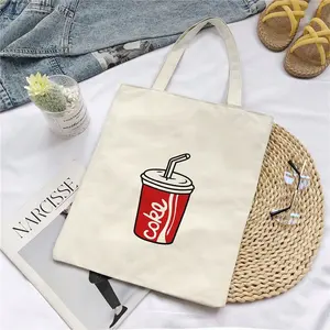 Canvas Cotton Mesh Bag Shopping Bag Custom Printed Various Colors Organic Canvas Tote Bag 120z Wholesale