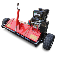 Nouvelle tondeuse à fléaux pour quad/ATV à haute productivité, à traction arrière, avec moteur à essence pour usage agricole, haute sécurité