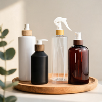 Distributeur de savon, shampoing, gel douche, emballage de lotion cosmétique, flacon pompe PET protégé UV, pour la maison, la salle de bain, les voyages
