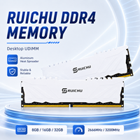 Module de RAM de bureau RuiChu DDR4 ECC 8 Go 3200 MHz PC4-25600 288 broches DIMM pour mise à niveau de PC et kit de jeu
