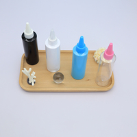 Bouteilles en plastique PET à presser avec bouchon à vis, 2oz 4oz 8oz, emballage vide pour huile capillaire et cosmétiques de soin de la peau