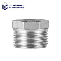 Bouchon hexagonal robuste en acier inoxydable SS316, 1 pouce NPT, forgé, 3000 lb, haute pression, en métal massif, mâle, pour réservoir