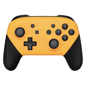 EXtremeRate Caution Yellow Faceplate and Backplate DIY Replacement Shell Housing <b>Case</b> for Nintendo <b>Switch</b> Pro Controller - Product Image 2