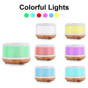 Mini humidificateur Light And Shadow, diffuseur d'huile essentielle de 300Ml avec lumière LED, utilisation domestique, alimenté par USB - Product Image 4