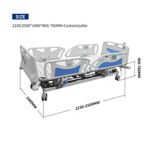 Cama de Hospital Inteligente Automática de Cinco Funciones, Cama de Hospital Resistente con Soporte para Exámenes de Rayos X para el Cuidado de Pacientes Críticos - Product Image 3