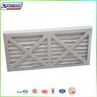 Nouveau système de filtration d'air pour la ventilation domestique HVAC de qualité moyenne F7, panneau plissé en fibre synthétique, purificateur d'air
