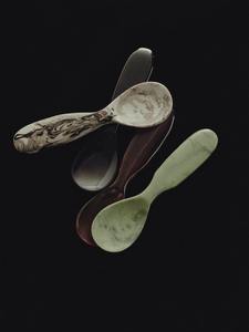 Ensemble de saladiers en résine écologique faits à la main, motif tourbillon noir, compatibles lave-vaisselle, accessoires de cuisine, ustensiles à salade, style américain - Product Image 3