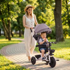 <span class=keywords><strong>Triciclo</strong></span> Barato para Bebé de Gran Venta con Rotación <span class=keywords><strong>360</strong></span>, Carriola <span class=keywords><strong>Triciclo</strong></span> 4 en 1 para Bebé con Mango de Empuje - Product Image 2