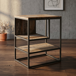 Industrial Solid Wood Farmhouse Living Room Cabinet with Durable Eco-Friendly Design for Home Use and Villas - Product Image 2