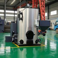 Ketel Generator Uap Otomatis Taikang Yuanda 300kg/jam Vertikal Industri Biomassa Kayu Batubara Bakar Api Tipe Tabung Tinggi