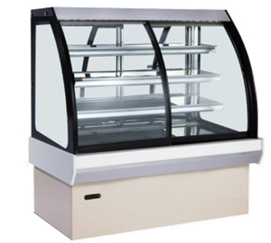 ตู้เย็นเค้กแช่เย็นใช้กรณีแสดงเบเกอรี่สำหรับขายตู้แช่แข็งเครื่องดื่ม - Product Image 5