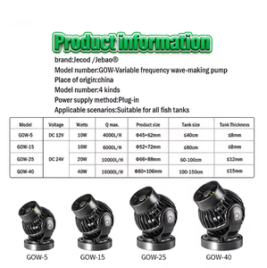 Pompe à Ondes Intelligente <span class=keywords><strong>GOW</strong></span> 5ème Génération, Contrôle Bluetooth WiFi Jebao Jecod, Pompe de Circulation Automatique pour Aquarium Marin - Product Image 6