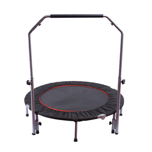 Gran oferta gimnasio <span class=keywords><strong>Fitness</strong></span> 40/48 pulgadas redondo salto Bundgee <span class=keywords><strong>cama</strong></span> interior alto elástico primavera trampolín plegable con reposabrazos - Product Image 5