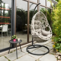 Vente en Gros de Meubles d'Extérieur de Style Moderne Usine Fantaisie Patio Oeuf Chaise Balançoire Acier Inoxydable Jardin Balcon Terrasse Oeufs Chaises