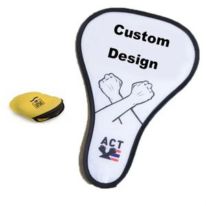Custom Personalized Logo Printed Business Gifts Promotional Tyvek Foldable Hand Folding <b>Paper</b> <b>Fan</b> - Product Image 1