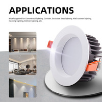 Plâtre Anti-Éblouissement Double Downlight Rond 6W 30W Spot Led Spot Light