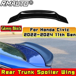 สปอยเลอร์หลังสำหรับ Honda Civic 2022-2024 รุ่นที่ 11 ปีกสปอยเลอร์หลังคา ชุดแต่งรถยนต์ - Product Image 1