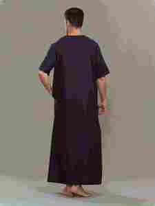 HARAMAIN Nuevo Vestido Tradicional Marroquí para Hombre Musulmán, Informal, Sin Costuras, Ligero, de Secado Rápido, para Uso Diario - Product Image 4