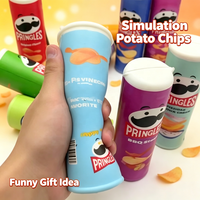 Nouveauté Jouet Squishy en forme de boîte de chips, à remontée lente, anti-stress, jouet à presser, simulation de boîte de collation, pour cadeau et vente en gros