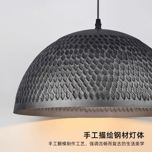 Lámpara Colgante de Estilo Industrial Americano Retro, Lámpara de Mesa de Comedor Personalizada Original de Estilo Loft para Restaurante Bar - Product Image 6