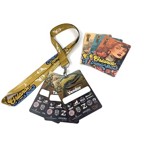 Personalizado Vip Evento Backstage credencial Pases <span class=keywords><strong>Pvc</strong></span> Tarjeta Insignia Imprimir Insignias <span class=keywords><strong>de</strong></span> nombre con cordones - Product Image 2