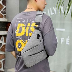 Sac à bandoulière décontracté d'extérieur multifonction antivol pour homme - Product Image 3