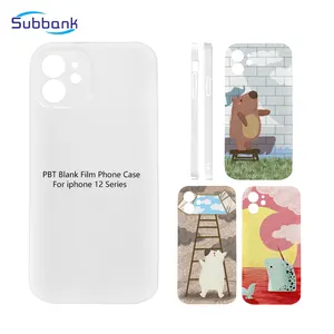 Subbank Sublimation Leere Handy hüllen für Iphone 12 Series Großhandel Weiß PBT Kunststoffs chutz 3D Sublimation Handy hülle