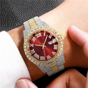 Reloj Mecánico Automático con Incrustaciones de Moissanita, Ventana de Fecha, Cristal de Zafiro, Brazalete Jubilee de Acero Inoxidable para Hombre - Product Image 3