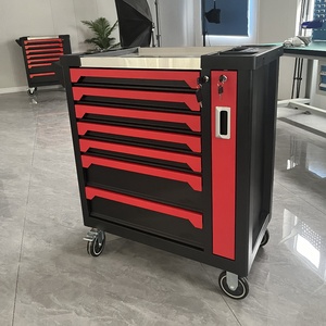 New Heavy Duty 7 <strong>Drawers</strong> Rolling <strong>Workshop</strong> Garage Tool Cart Trolley Tool Storage Cabinet - Product Image 1