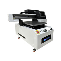 Pengiriman Cepat Printer UV LED Otomatis A3 untuk Pencetakan Logo pada Mug, Botol, Kayu, Kulit, Tersedia Stok Printer UV Flatbed 4050