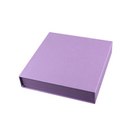 Boîte cadeau souvenir en carton de type livre carré personnalisable fermeture magnétique coquille vide pour bougie emballage feuille