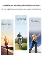 Lunettes de cyclisme transfrontalières avec logo personnalisé, usine source, lunettes de soleil sport polarisées TR90, verres interchangeables pour le cyclisme, unisexe