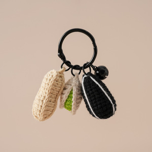Llaveros de lana ecológicos de ganchillo estilo graduado para <span class=keywords><strong>intercambio</strong></span> con compañeros de clase - Diseño de girasol - Product Image 1