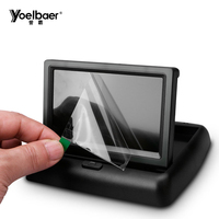 ที่มีคุณภาพดี YOELBAER มินิทีวีหน้าจอ4.3นิ้วรถตรวจสอบ