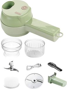 Cortador Eléctrico Inalámbrico Multifuncional de Plástico de Alta Calidad para Vegetales, Herramienta de Cocina Ecológica y Duradera - Product Image 4