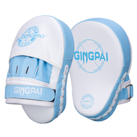 Équipement de boxe professionnel en similicuir synthétique durable, respirant, avec sangle réglable multicolore et fermeture auto-agrippante pour la protection