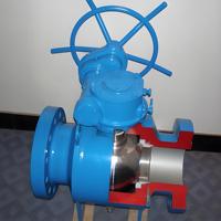 Haute qualité API/ISO/ANSI/ABS DN200 acier forgé A105 SS304/316 robinet à boisseau sphérique manuel vis sans fin bride pleine soudure OEM personnalisable