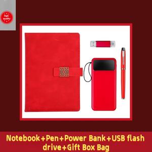 Premium Executive Luxury Gift Set Logotipo personalizado A5 Thermos Umbrella <span class=keywords><strong>Pen</strong></span> Altavoz USB Banco de energía inalámbrico para el cumpleaños de los hombres - Product Image 3