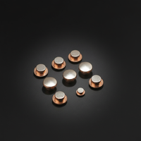 Points de contact en argent bimétallique personnalisés pour relais automobile, fabricant de rivets de contact en argent