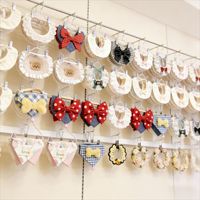 Collier-bavoir ajustable pour animaux de compagnie, motif floral, nœud papillon, en coton, fait main, personnalisé, avec clochette et perle, pour chats et petits chiens, vente en gros